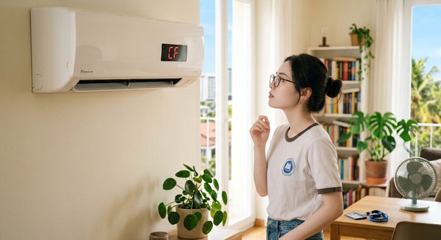 Ký hiệu 'CF' xuất hiện trên điều hòa muốn ám chỉ điều gì? - Ảnh 1.