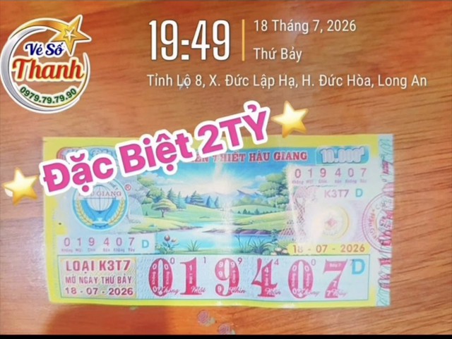 Đi đám cưới được người quen cho tờ vé số, trúng độc đắc xổ số miền Nam - Ảnh 1.