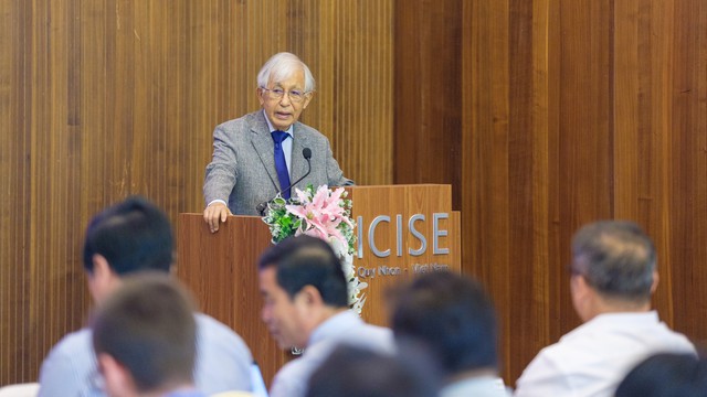 GS Trần Thanh Vân nói điều tâm huyết khi GS Đàm Thanh Sơn trở lại ICISE - Ảnh 2.