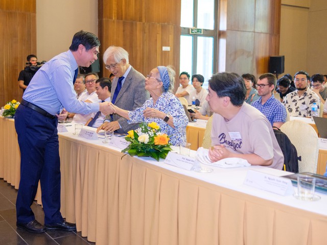 GS Trần Thanh Vân nói điều tâm huyết khi GS Đàm Thanh Sơn trở lại ICISE - Ảnh 3.
