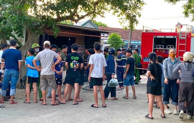 Cháy nhà tại Quảng Trị, một phụ nữ tử vong - Ảnh 1.