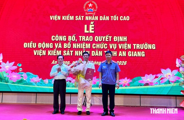 Ông Kiều Hoài Phong giữ chức Viện trưởng Viện Kiểm sát nhân dân tỉnh An Giang - Ảnh 1.