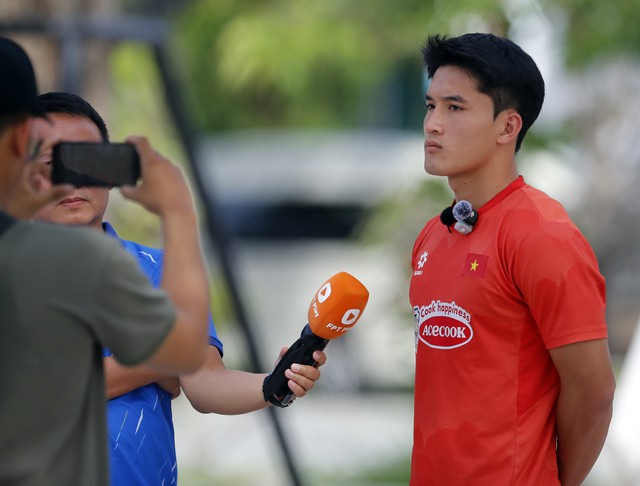 Sao trẻ U.23 Ngọc Mỹ khát khao được thầy Kim trao suất đá chính đội tuyển Việt Nam- Ảnh 1.