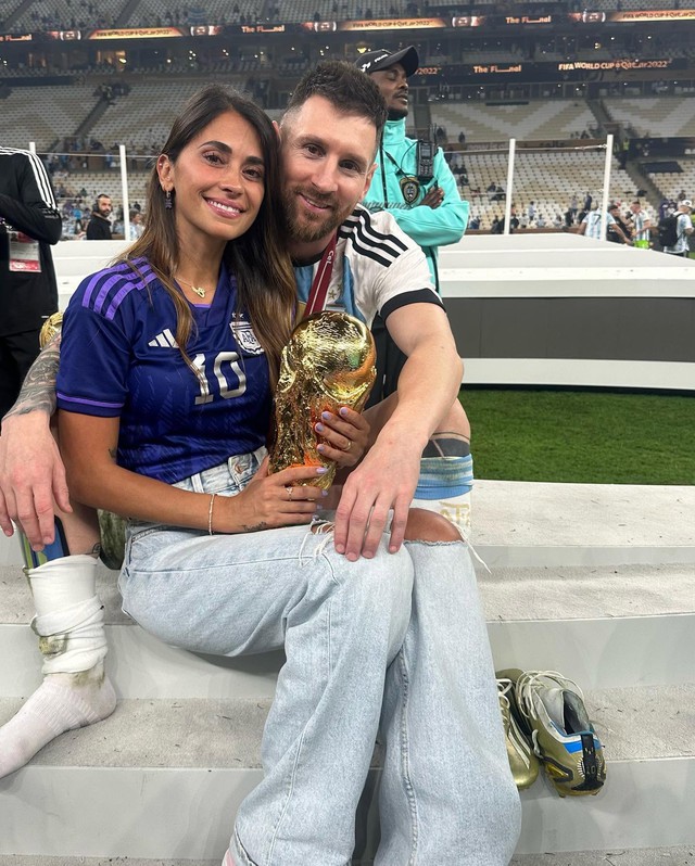 Vợ Messi viết những lời nồng nàn ngay sau World Cup 2026: 'Anh mãi là người giỏi nhất'- Ảnh 1.