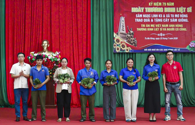 Hộ chính sách, người có công được tặng cây giống sâm Ngọc Linh trị giá 5,7 tỉ đồng- Ảnh 3.