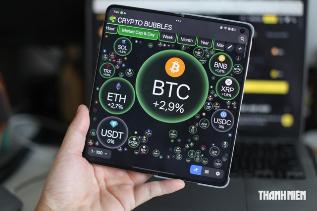 Giá Bitcoin hôm nay 22.7.2026: Bitcoin vọt trên 66.000 USD khi cổ phiếu AI mất đà tăng - Ảnh 1.