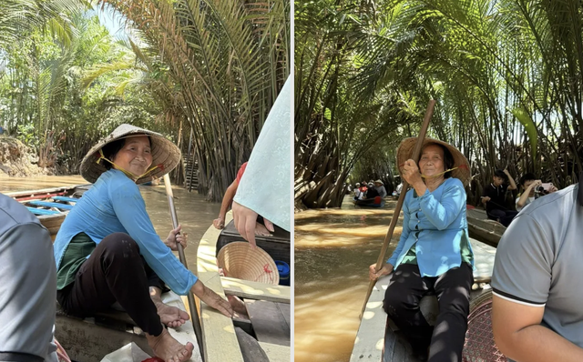 Cồn Thới Sơn phân luồng khách sau cảnh ùn ứ đò chèo - Ảnh 4.