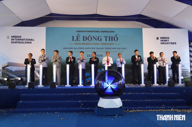 Động thổ nhà máy gia công khối kiện đóng tàu hơn 500 tỉ đồng ở Khánh Hòa- Ảnh 1.