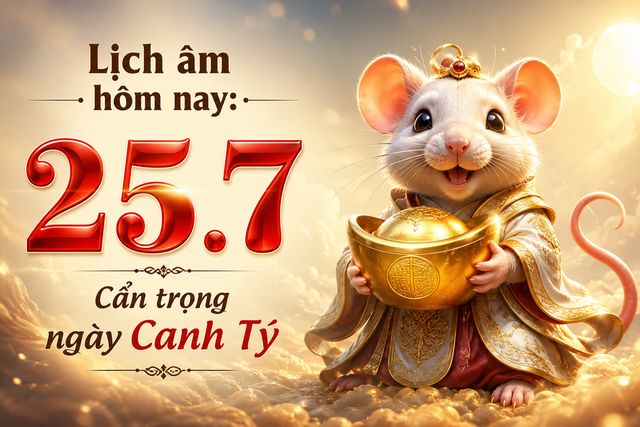 Lịch &acirc;m h&ocirc;m nay 25.7: Cẩn trọng ng&agrave;y Canh T&yacute;, cần lưu &yacute; g&igrave;? - Ảnh 1.