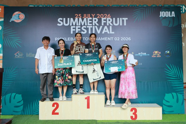 Sôi nổi giải pickleball ủng hộ trẻ em nghèo ở Hàng Gòn, Đồng Nai- Ảnh 7.