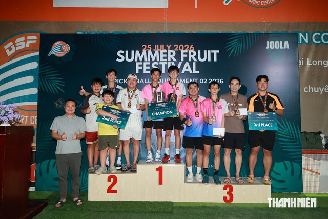 Sôi nổi giải pickleball ủng hộ trẻ em nghèo ở Hàng Gòn, Đồng Nai- Ảnh 8.