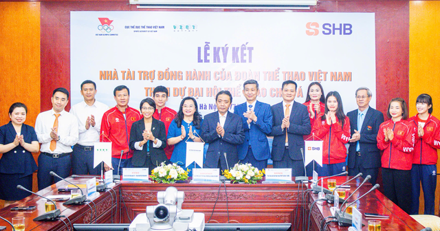 SHB trở thành Nhà tài trợ đồng hành của đoàn thể thao Việt Nam tại ASIAD 2026- Ảnh 1.