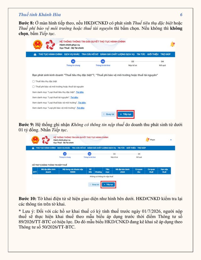  4 ng&agrave;y nữa l&agrave; hạn ch&oacute;t hộ kinh doanh th&ocirc;ng b&aacute;o doanh thu, khai thuế qu&yacute; 2 - Ảnh 13.