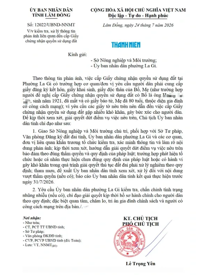 Phường La Gi bác thông tin 'gây khó thủ tục đất đai' trên mạng xã hội - Ảnh 4.