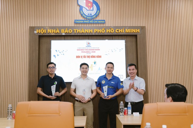 Giải pickleball báo chí và doanh nghiệp TP.HCM 2026: Lan tỏa phong trào tập luyện thể thao- Ảnh 3.