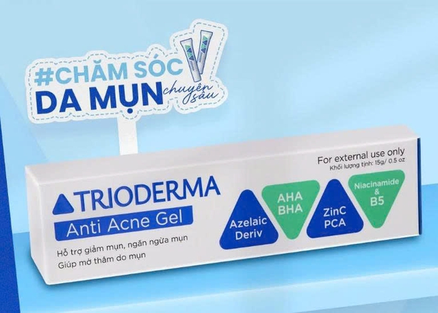 Review kem chấm mụn Trioderma Anti Acne Gel c&oacute; tốt kh&ocirc;ng m&agrave; lu&ocirc;n hết h&agrave;ng? - Ảnh 1.