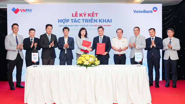 VNPAY phối hợp với VietinBank triển khai bộ giải ph&aacute;p nộp thuế số cho hộ kinh doanh - Ảnh 2.