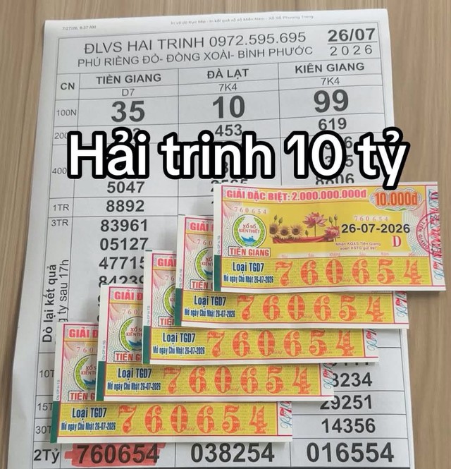 Nhờ người bán dạo rút hộ 5 tờ, trúng độc đắc 10 tỉ xổ số miền Nam - Ảnh 1.