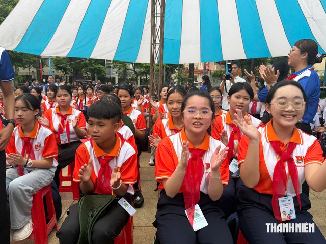 Li&ecirc;n hoan Thiếu nhi 3 nước Việt Nam - L&agrave;o - Campuchia - Ảnh 3.