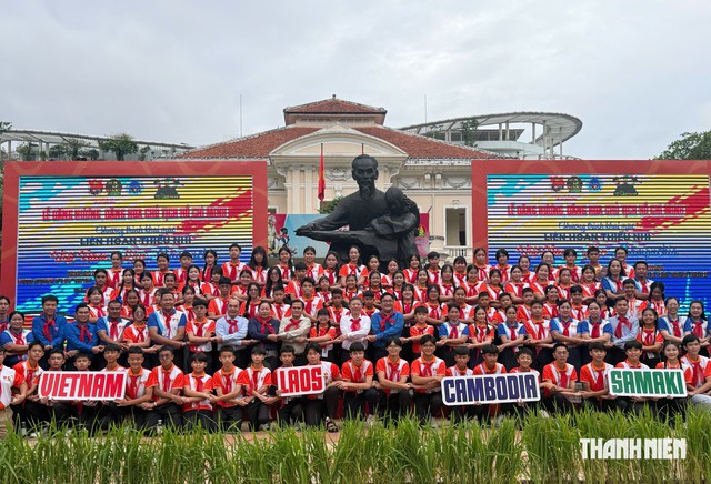 Li&ecirc;n hoan Thiếu nhi 3 nước Việt Nam - L&agrave;o - Campuchia - Ảnh 6.