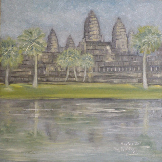 Cảm hứng Mekong trong tranh của Đặng Thanh Huyền - Ảnh 1.