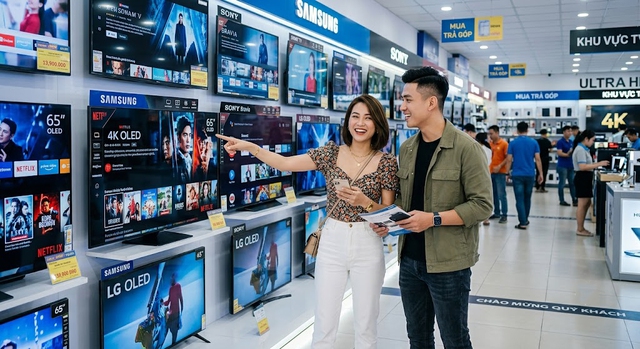 L&yacute; do m&agrave;n h&igrave;nh TV, điện thoại lu&ocirc;n được đo theo đường ch&eacute;o - Ảnh 1.
