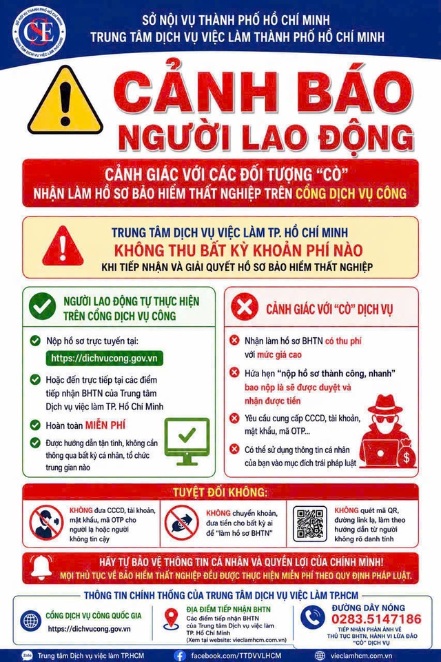 Cảnh giác 'cò' nhận làm bảo hiểm thất nghiệp - Ảnh 1.
