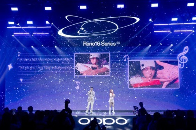 Ca sĩ Orange và Uprise PN ‘đốt cháy’ sân khấu ra mắt Oppo Reno16 5G - Ảnh 5.