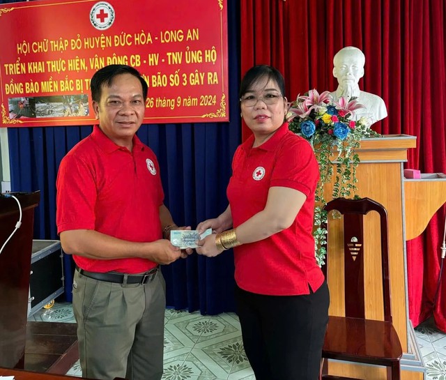 Nữ cán bộ với 32 lần hiến máu tình nguyện - Ảnh 3.