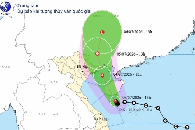 Bão số 1 (bão Maysak) đi chậm lại, dự báo 4 tỉnh mưa lớn nhất- Ảnh 1.