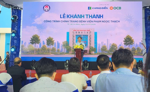 Bệnh viện Phạm Ngọc Thạch TP.HCM 'khoác áo mới' sau chỉnh trang- Ảnh 1.