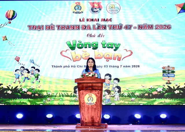 1.200 trẻ em ở TP.HCM tham gia trại hè đặc biệt trong 3 ngày - Ảnh 1.
