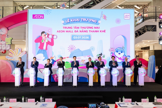Trung tâm thương mại AEON MALL chính thức khai trương tại TTC Plaza Đà Nẵng - Ảnh 1.