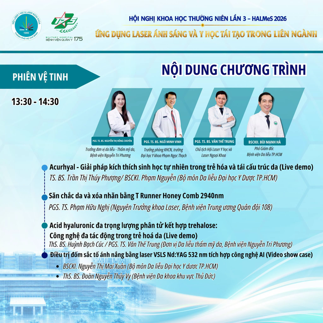 HALMeS-2026: Điểm hẹn khoa học của giới Laser v&agrave; Y học T&aacute;i tạo tại TP.HCM  - Ảnh 5.