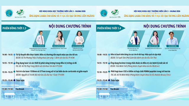 HALMeS-2026: Điểm hẹn khoa học của giới laser v&agrave; y học t&aacute;i tạo tại TP.HCM - Ảnh 6.