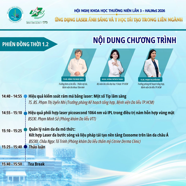 HALMeS-2026: Điểm hẹn khoa học của giới Laser v&agrave; Y học T&aacute;i tạo tại TP.HCM  - Ảnh 6.