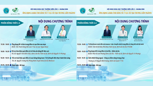 HALMeS-2026: Điểm hẹn khoa học của giới laser v&agrave; y học t&aacute;i tạo tại TP.HCM - Ảnh 8.
