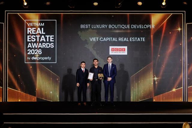 VCRE được vinh danh ‘Best Luxury Boutique Developer Vietnam 2026’ tại Dot Property Vietnam Awards- Ảnh 1.