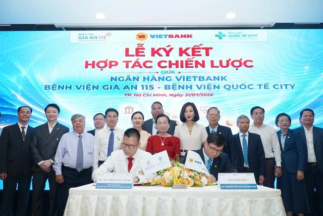 VIETBANK ký kết hợp tác chiến lược cùng Bệnh viện Gia An 115 và Bệnh viện quốc tế City - Ảnh 3.
