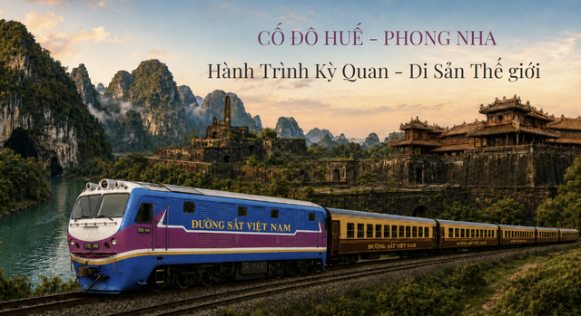 Dự kiến khai thác đoàn tàu du lịch Huế - Phong Nha vào tháng 9 năm nay- Ảnh 1.