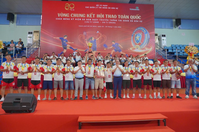 34 tỉnh, thành tranh tài tại hội thao chào mừng 80 năm Thi hành án dân sự - Ảnh 5.