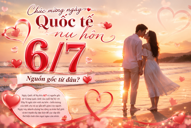 H&ocirc;m nay l&agrave; ng&agrave;y Quốc tế nụ h&ocirc;n 6.7, nguồn gốc từ đ&acirc;u? Lịch &acirc;m c&oacute; g&igrave;?  - Ảnh 1.