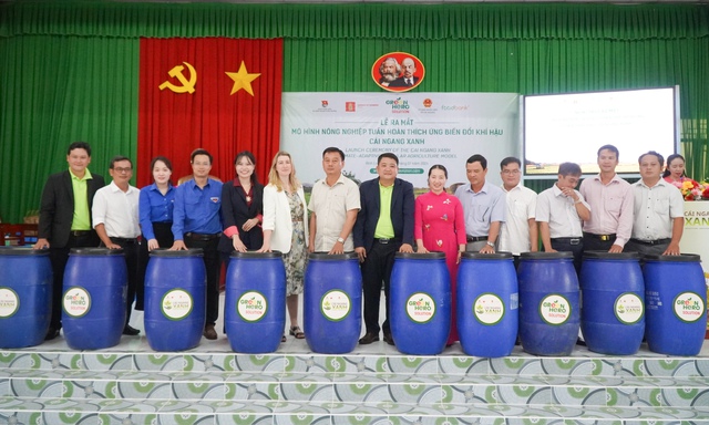 Vĩnh Long: Ra mắt mô hình nông nghiệp tuần hoàn “Cái Ngang xanh” - Ảnh 3.
