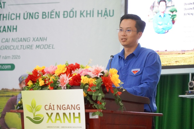 Vĩnh Long: Ra mắt mô hình nông nghiệp tuần hoàn “Cái Ngang xanh” - Ảnh 1.
