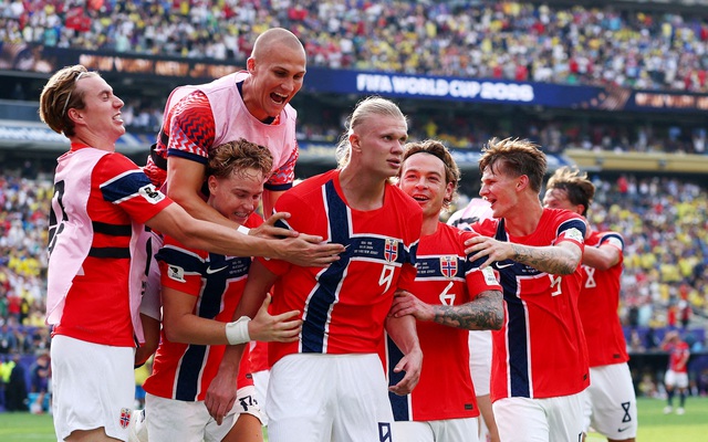 Haaland xuất sắc 'tiễn' Brazil rời World Cup: Đua sòng phẳng với Messi, Mbappe- Ảnh 1.