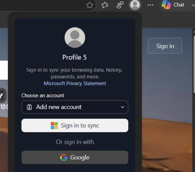 Người dùng Edge giờ có thể đồng bộ dữ liệu bằng tài khoản Google - Ảnh 1.