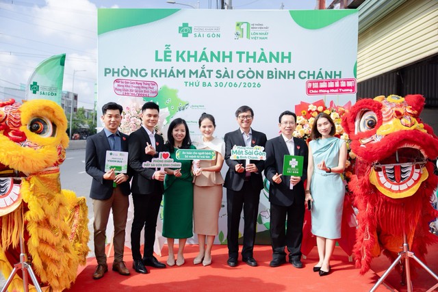 Khai trương Phòng khám Mắt Sài Gòn Bình Chánh - Ảnh 1.