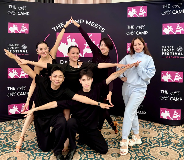 Khánh Thi cùng học trò quyết tạo bất ngờ tại giải khiêu vũ thể thao châu Á ngay tại sân nhà- Ảnh 1.