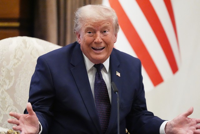 Tổng thống Trump phát biểu về nhiều vấn đề quan trọng khi đến dự hội nghị NATO - Ảnh 1.