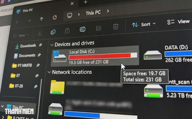 Windows 11 mắc lỗi lạ khiến ổ SSD bị 'nuốt' mất hơn 500 GB - Ảnh 1.
